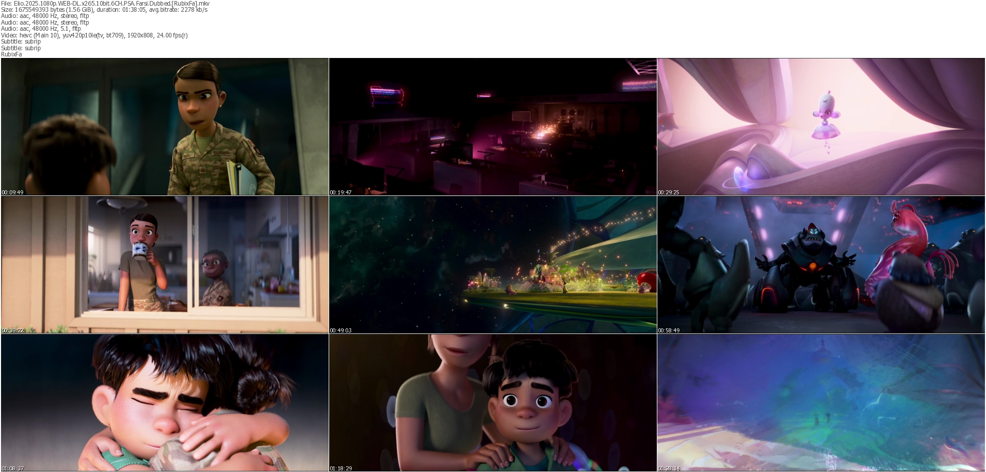 دانلود انیمیشن Elio 2025 دوبله فارسی